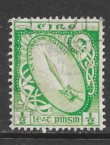 Ireland 106: 1/2d Sword of Light, used, F-VF