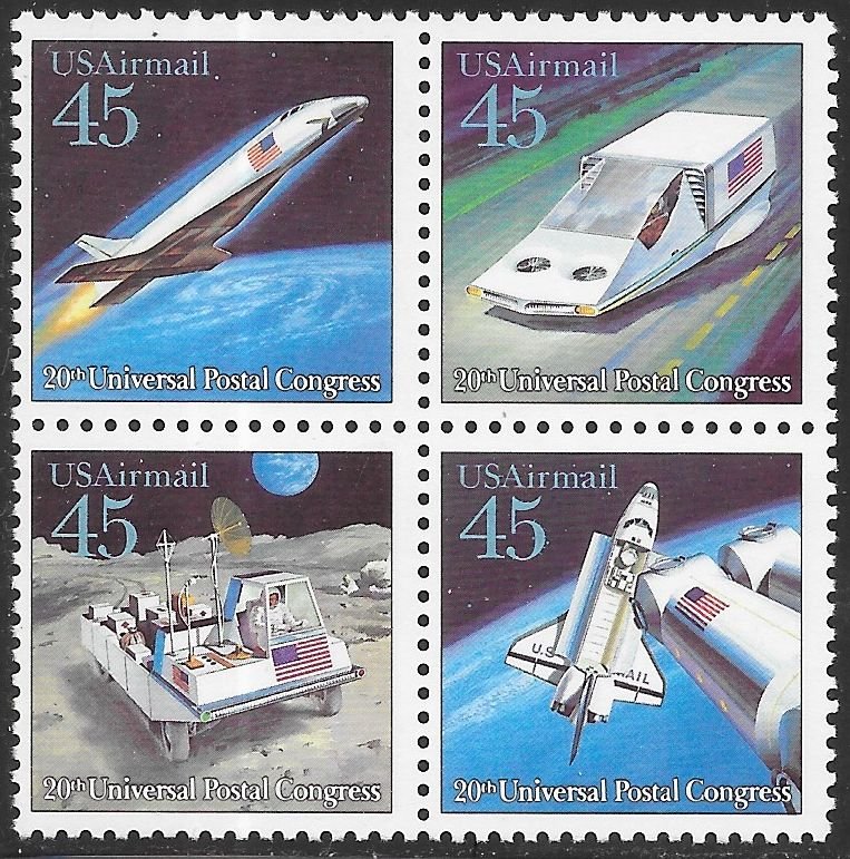 US C125 MNH - 20th UPU Congress - Future Mail Delivery