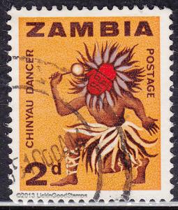 Zambia 6 USED 1964 Chinyau Dancer