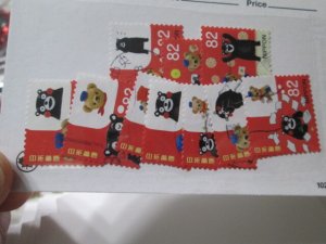 Japan #4236a-j used set  2024 SCV = $11.00