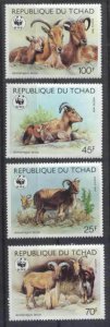 Chad Mi.1171-74 MNH WWF-88