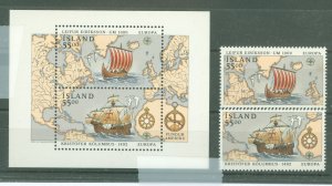 Iceland #749-51 Mint (NH)