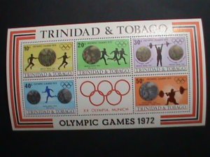 ​TRINIDAD & TOBAGO STAMP:1972 SC# 227a 20TH OLYMPIC GAMES MUNICH'72   MNH S/S