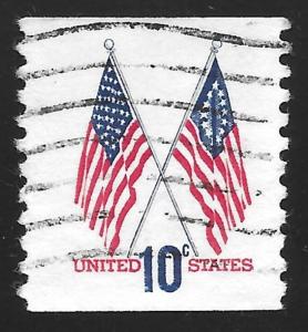 US #1519 10c Crossed Flag