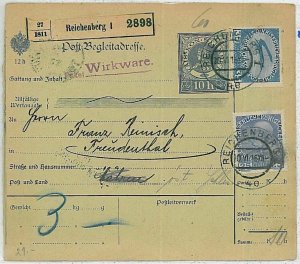 29648 - AUSTRIA Czechoslovakia LIBEREC - POSTAL HISTORY: POST 1916 PLOT-