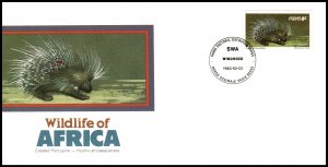 South West Africa 454 Porcupine Fleetwood U/A FDC