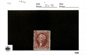 United States Postage Stamp, #R4c Used, 1862 Revenue (AC)