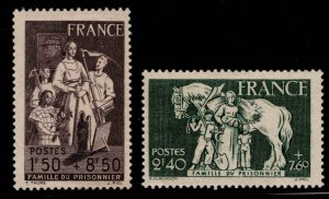 FRANCE Scott B159-B160 MH*  stamp set