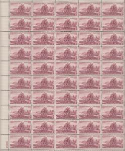 US #1063   Lewis & Clark   Full sheet of 50  MNH