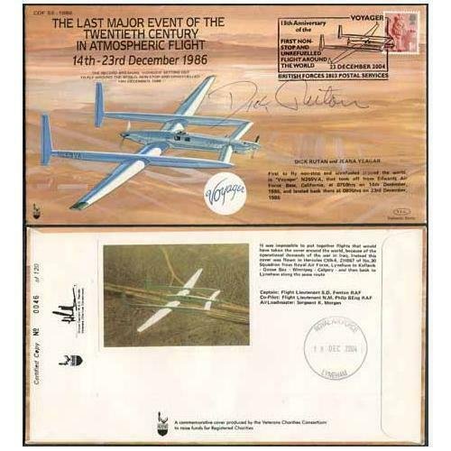 COF53 Last Major Event of 20th Cent Signed by Dick Rutan Only 120 Produced (C)