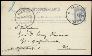 Austria Empire 10Kr Rohrpost Pneumatic Mail Postal Stationery Card G67589