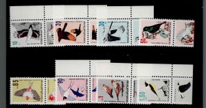 Israel Scott #1133-42a & 1144, Tab Singles 1992-97 FVF MNH