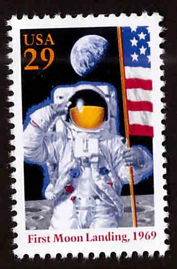 USA Scott 2841a 25th Anniversary of Moon Landing stamp