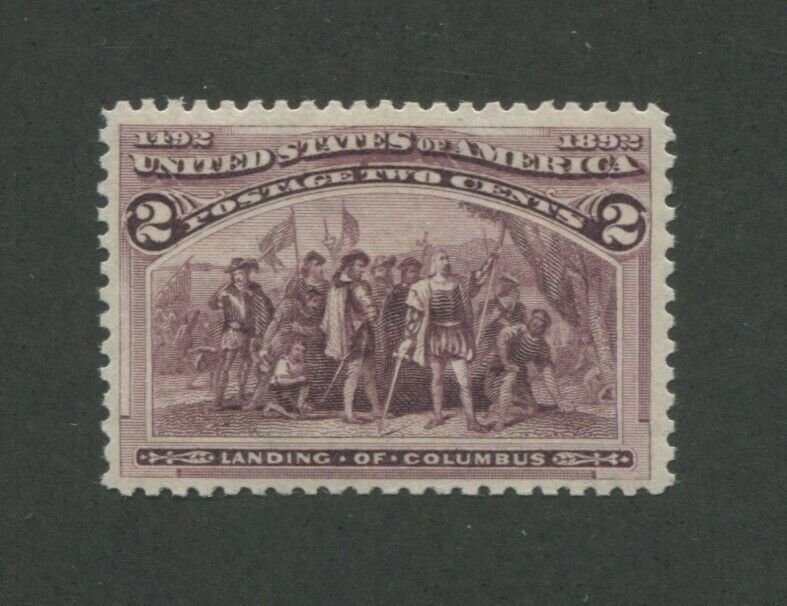 1893 United States Postage Stamp #231 Mint Never Hinged VF Original Gum