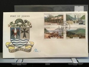Transkei 1986 Historical Port of St Johns stamps cover R29024