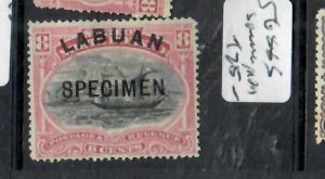 LABUAN    SPECIMEN  8C  BOAT SG  68  SPECIMEN      MOG P0507B H