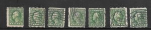 #405 Used 7 stamps 10 Cent Lot (my11) Collection / Lot