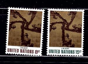 United Nations 232 33 MNH 1972 set