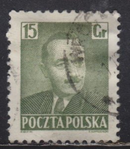 Poland 492 President Boleslaw Bierut 15Gr 1950