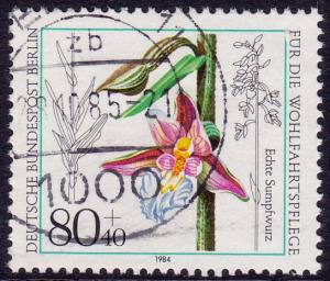 Germany Berlin - 1984 - Scott #9NB218 - used - Flower Orchid