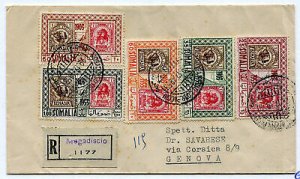 Somalia Afis - Stamps di Somalia set su cover