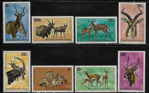 Rwanda 614-21 Wild Animals Mint NH