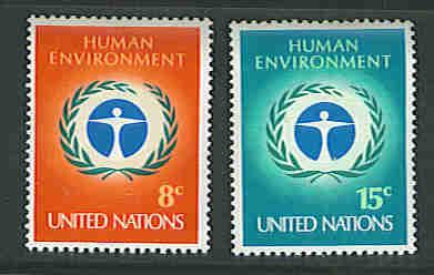 UN New York issue Sc. # 229-30 f-vf mnh set 