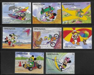 Grenada 2037-2044 Disney Thrill Sports  MNH c.v. $16.30