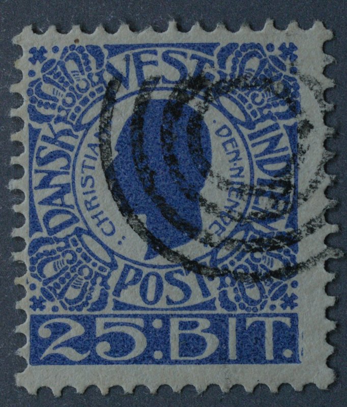 Danish West Indies #34 Used VG HRM Bright Color