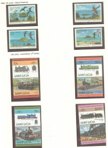 St. Lucia #770-777 Mint (NH) Single (Complete Set)