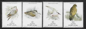 Portugal Azores 1988 Birds Sc 371-374 MNH A3702