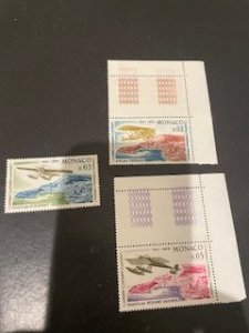 Monaco sc 566,567,569 MNH