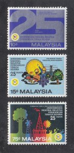 Malaysia Scott #225-227 MNH