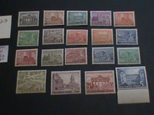 GERMANY BERLIN 1949 MNH HI # SIGNED SCHLEGEL SC 9N42-60 SET XF 750 EUROS (123)