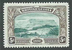 BR GUIANA 1897 5c pictorial Mt Roraima SG219 fine mint hinged..............66112 