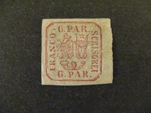 Romania #16 mint hinged part og a22.6 4175