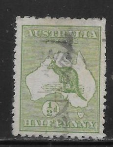 Australia 1  1/2d roo single Used (z1)