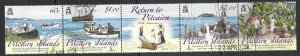 PITCAIRN ISLANDS SG779a 2009 RETURN TO PITCAIRN ISLANDS FROM NORFOLK FINE USED