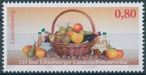 Luxembourg Fruits Stamps 2021 MNH Letzebuerger Landesuebstbauverain 1v Set