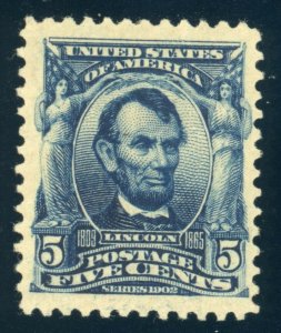 US Stamp #304 Lincoln 5c - PSE Cert - Mint Regummed - CV $65.00