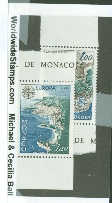Monaco #1113-4 Mint (NH) Single (Complete Set) (Europa)