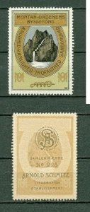 Denmark. Poster Stamp MNH The Montan-Order Building Fund