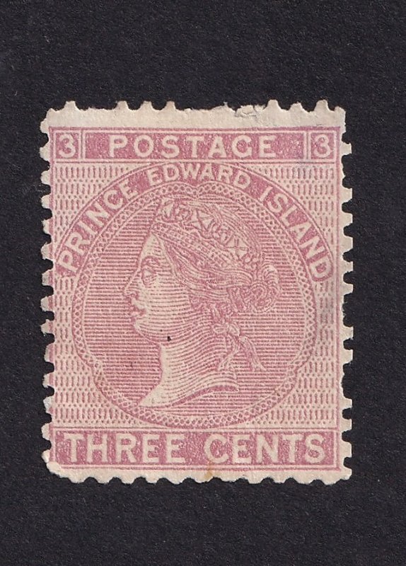 Prince Edward Island, Scott 13, Unused NG, Several Missing Perfs, Pencilling