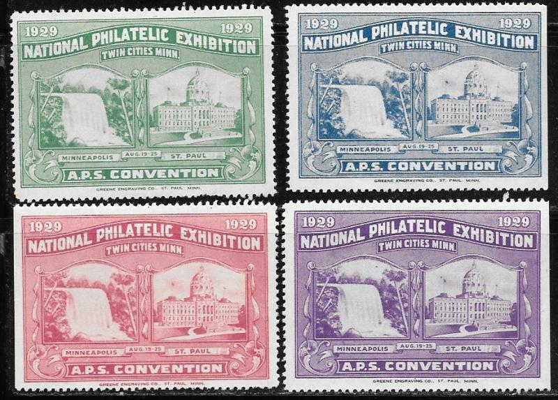 USA 1929 National Philatelic Exhibition, Twin Cities, APS...