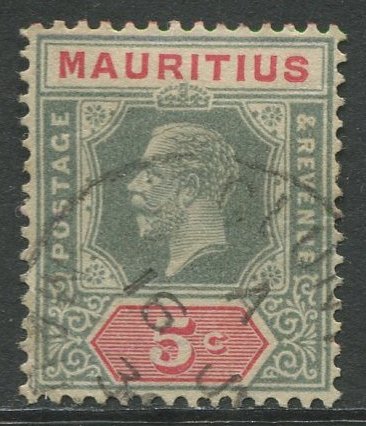 STAMP STATION PERTH Mauritius #184 KGV Definitive Issue FU Wmk 4 Type II 1922-34