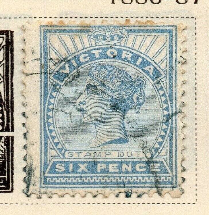 Victoria 1886-87 Early Issue Fine Used 6d. 326780