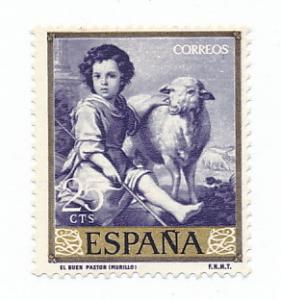 Spain 1960 Scott 921 MH - 25c, Murillo painting, Shepherd