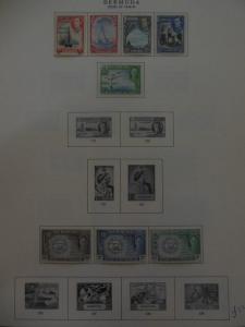 BERMUDA : Beautiful Very Fine, Mint collection on album pages. SG Cat £996.00