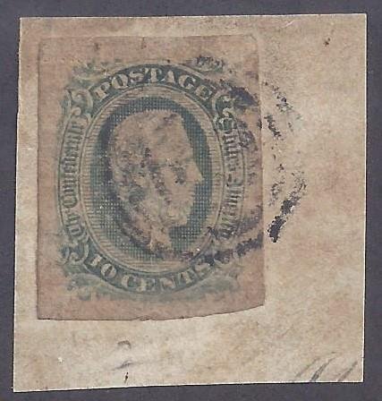 CSA Scott #12C Used Fine on piece of cover