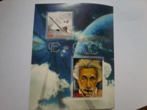 MALI SHEET EINSTEIN NOBEL PRIZE CONCORDE AVIATION